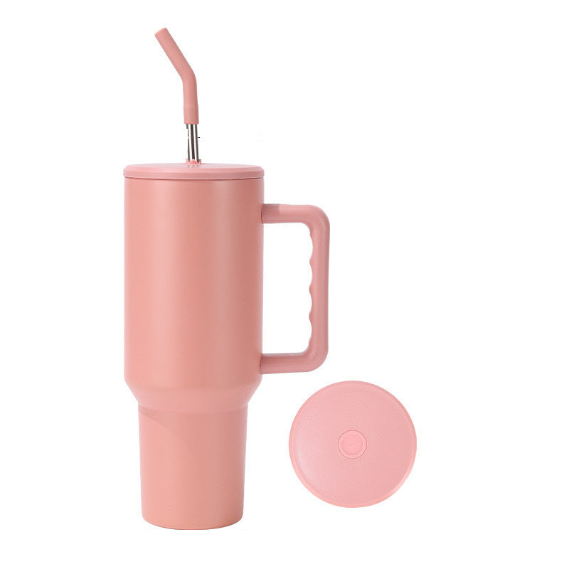 Portable cup, large capacity MEOKY cup with handle, leak-proof lid, reusable vacuum pouring cup, insulated cup, Tumbler Travel Cup / 24 hour cold water or 8 hour hot water April Fool's Day gift/Easter gift