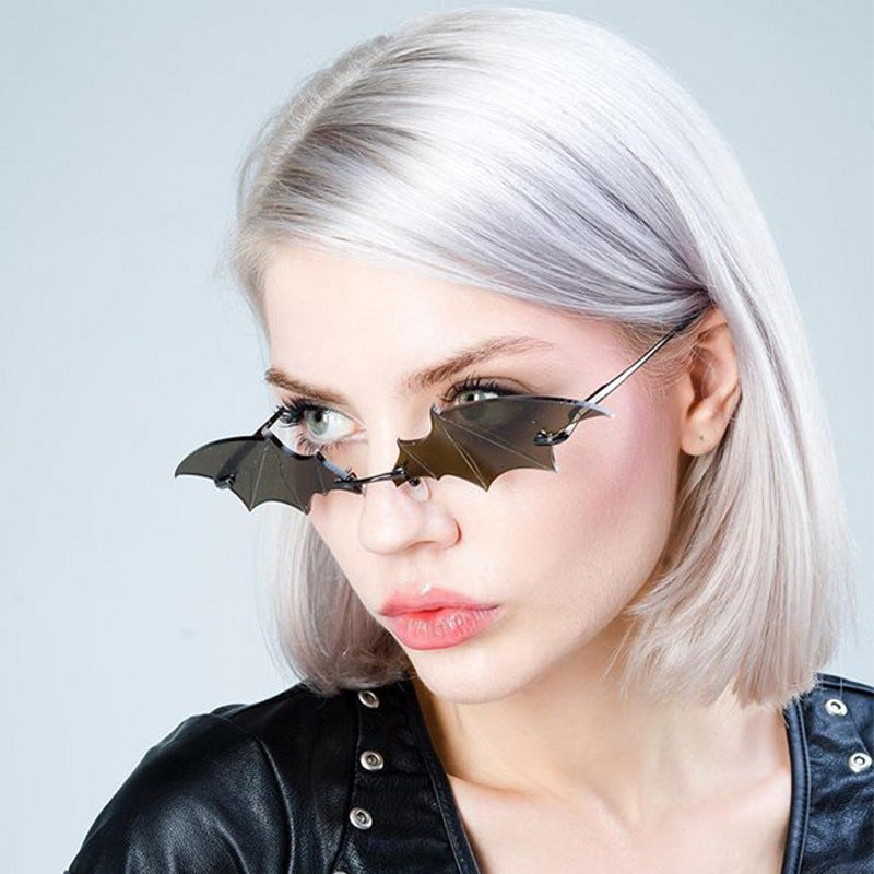 Personality Bat Styling Glasses Sunglasses Sunglasses