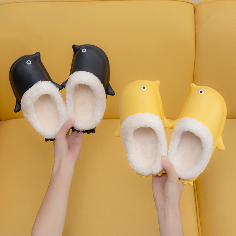 Penguin Slippers for Mom and Doughter BFF Slippers Couples Slippers
