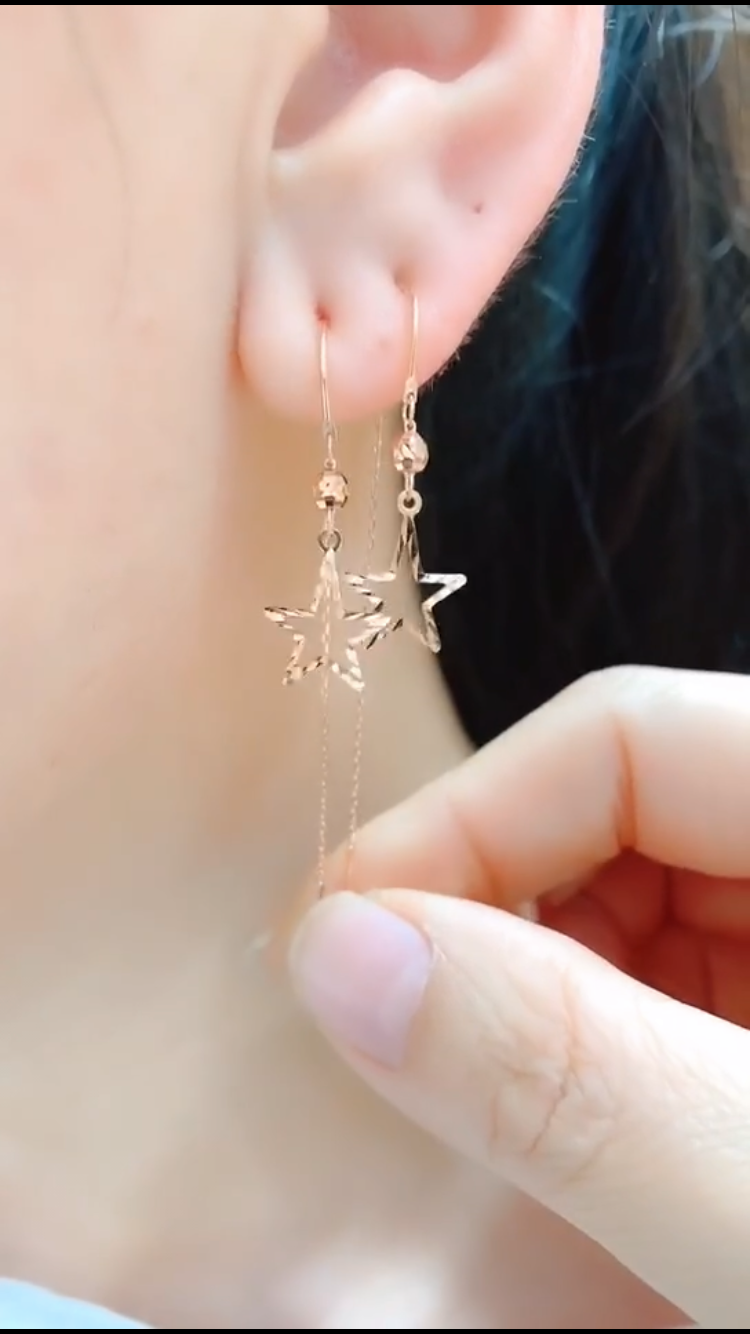 Long tassel earrings
