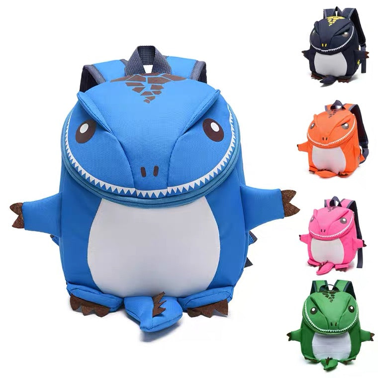 Net Red Dinosaur Backpack Shoulder School Bag