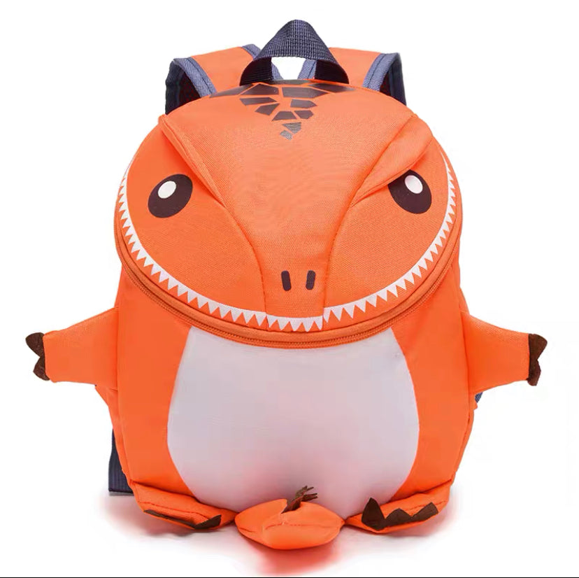 Net Red Dinosaur Backpack Shoulder School Bag
