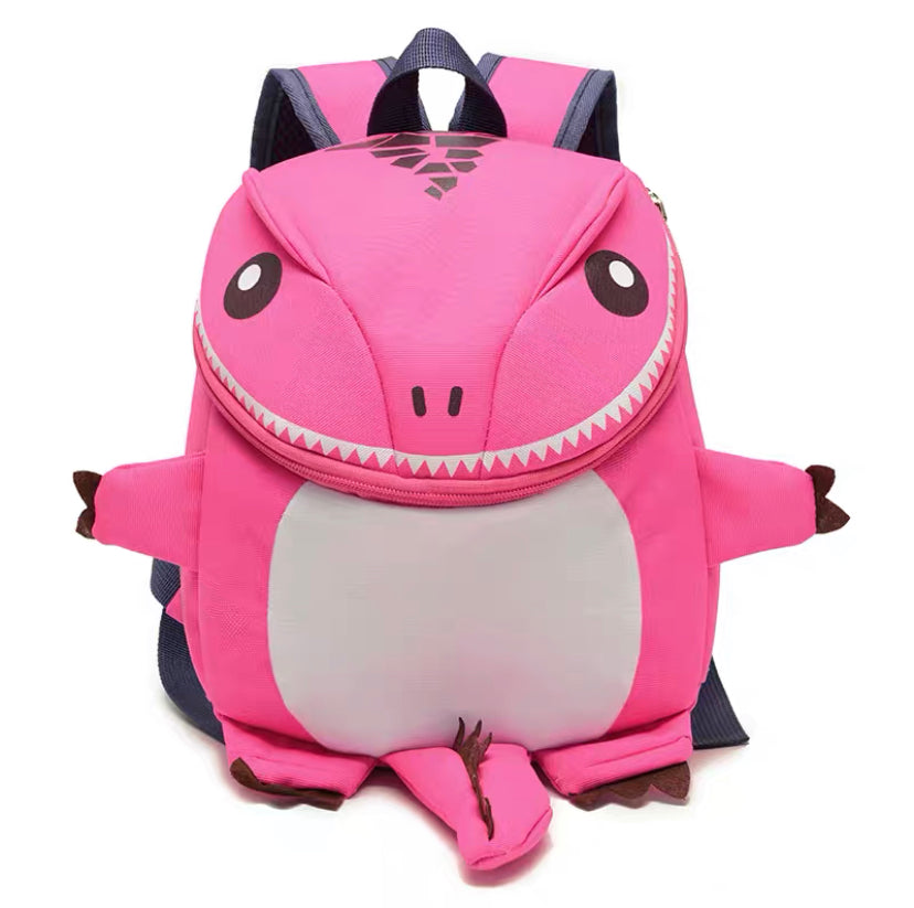Net Red Dinosaur Backpack Shoulder School Bag
