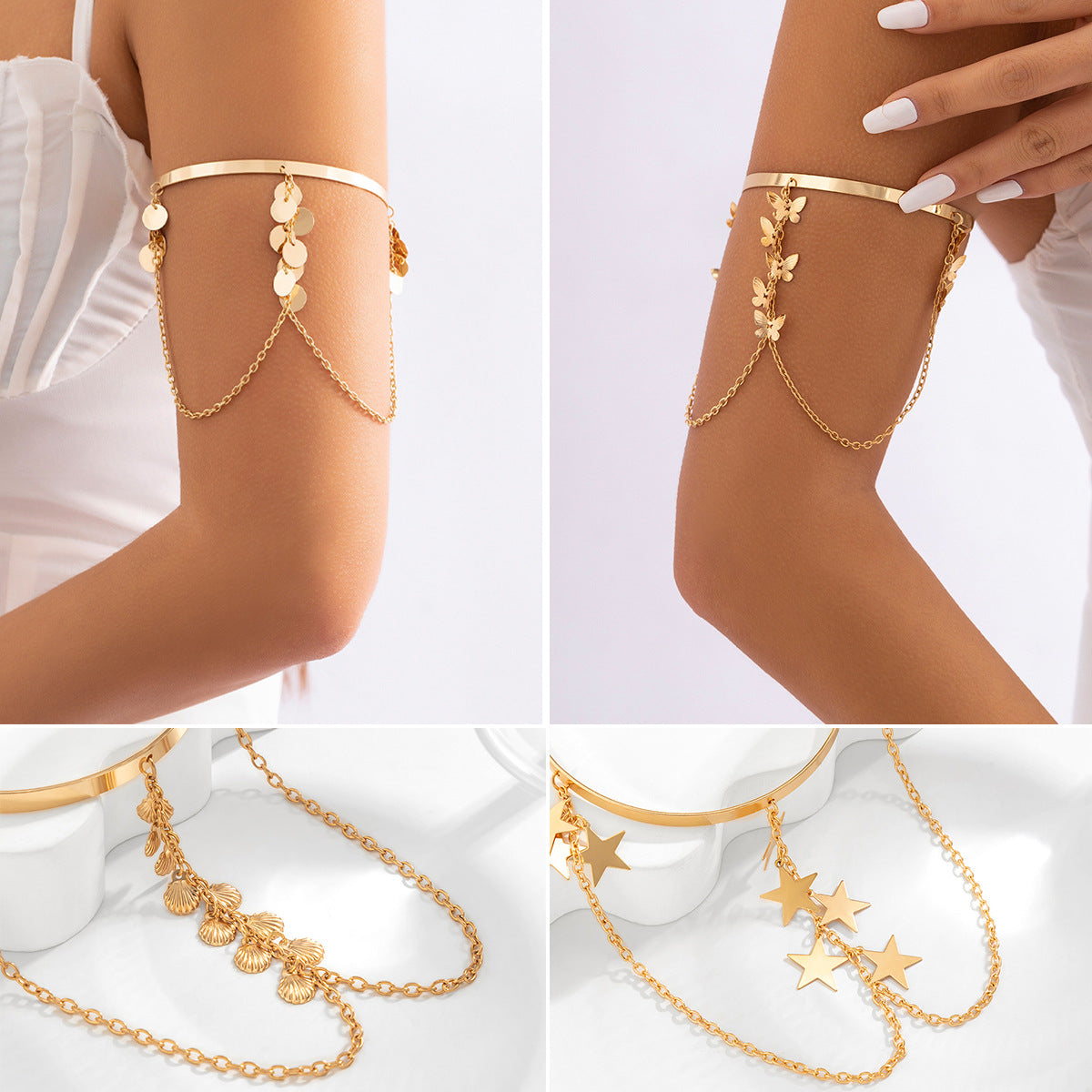 personalized metal iron chain arm chain
