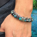 Malachite Bracelet Metal Beads New Fashion