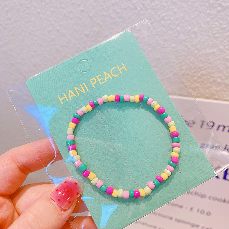 Girls Candy Millet Bead Bracelet