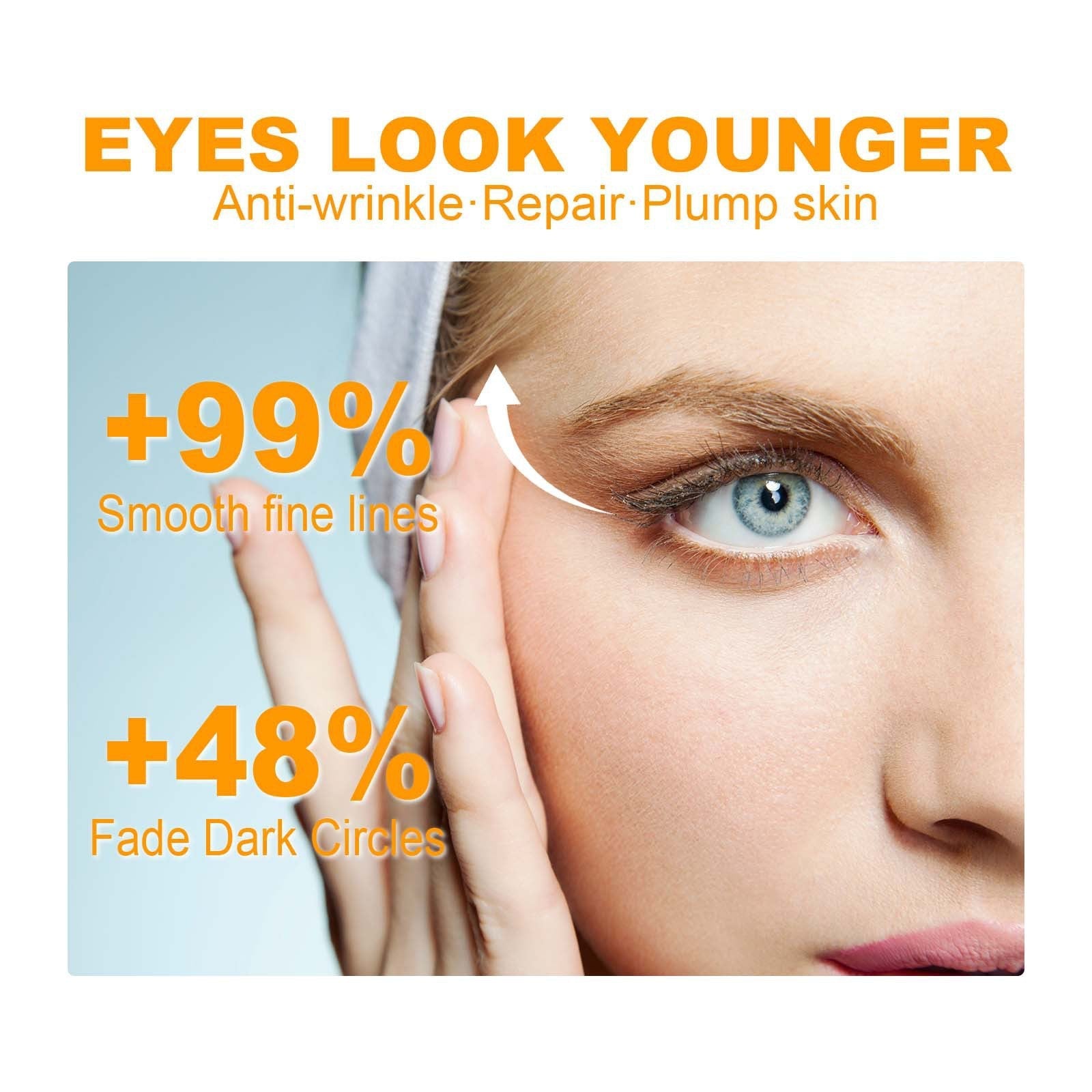 HOYGI 5D Peptide Eye Treatment Cream Smooth skin moisturizing eye cream, skin cream applied to the skin around the eyes