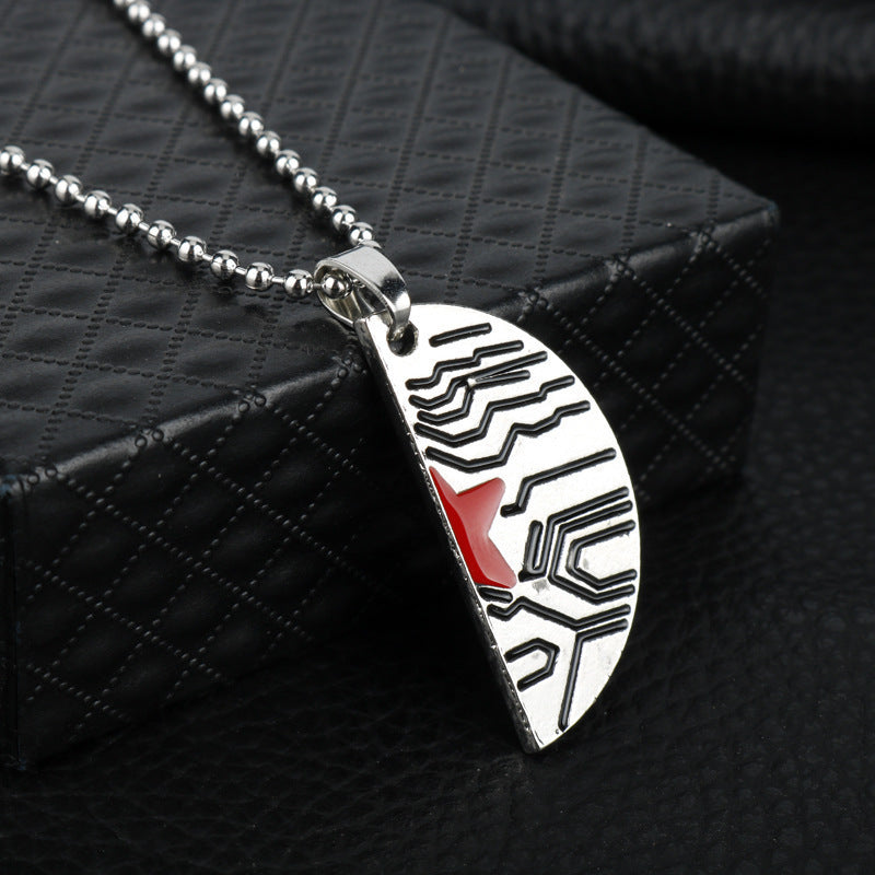 Marvel Accessories, The Avengers, Captain America 3, Civil War, Civil War Shield Pendant, Couple Necklace