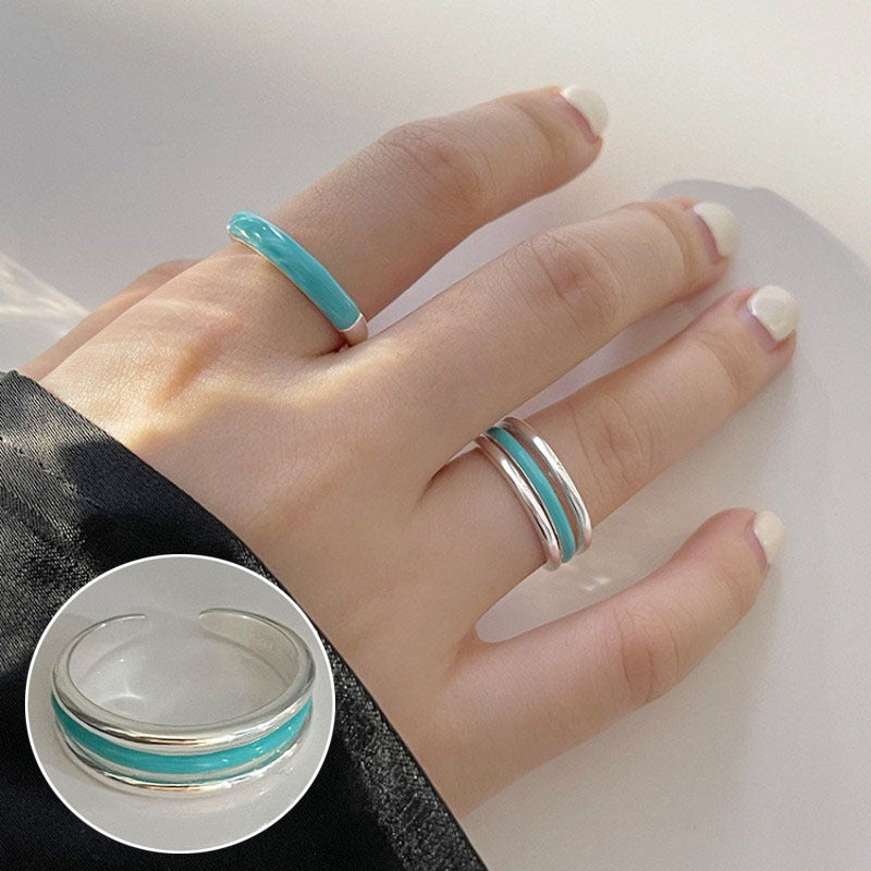 ins Artistic Temperament Pearl Ring Female Vintage S925 Silver fashion
