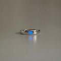Love glowing ring with adjustable opening for couples as a gift for girlfriend