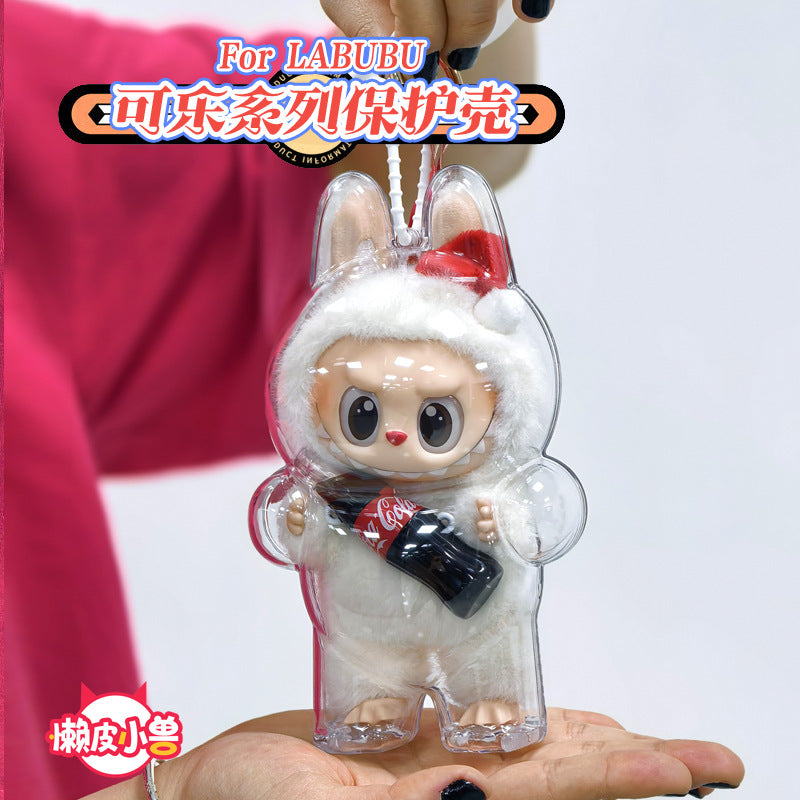 [The original source of the lazy beast] LABUBU Coke Happy Factor Clear Protective Case [High Quality]
