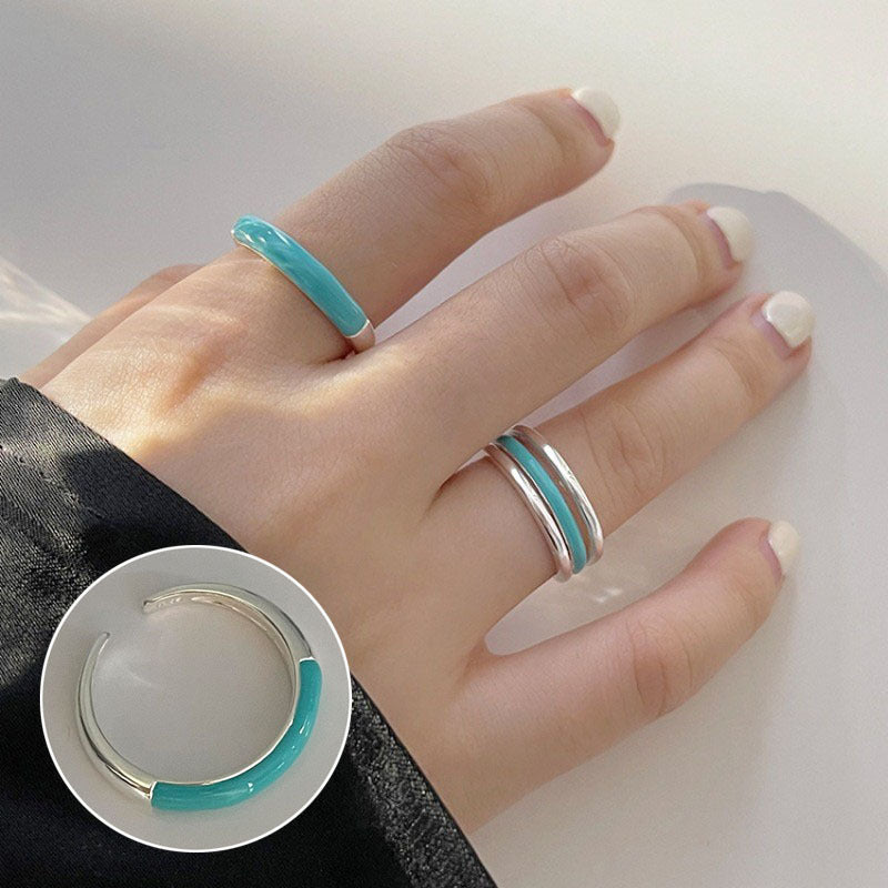 ins Artistic Temperament Pearl Ring Female Vintage S925 Silver fashion