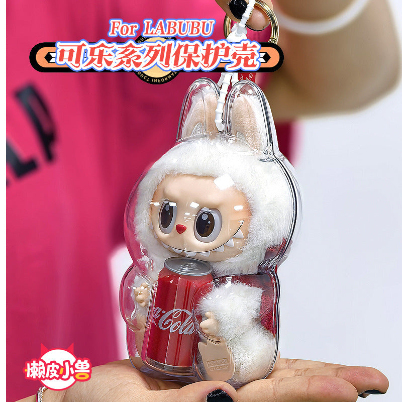 [The original source of the lazy beast] LABUBU Coke Happy Factor Clear Protective Case [High Quality]