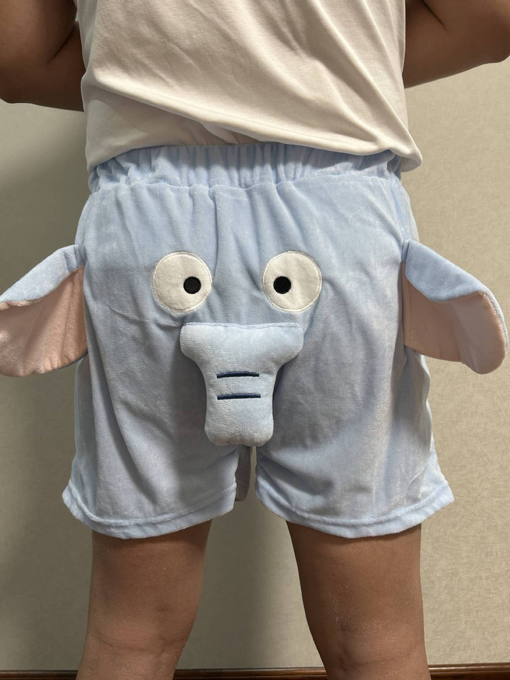 Elephant shorts Elephant couple shorts Dumbo shorts with ringing nose Funny pajamas