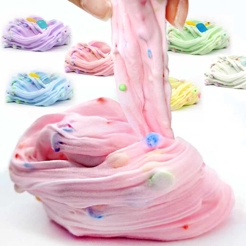 Soft cloud slime cotton fluffy foam