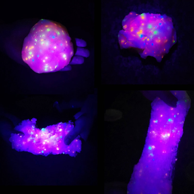 Fluorescence Wire Drawing Mud Diy Slime