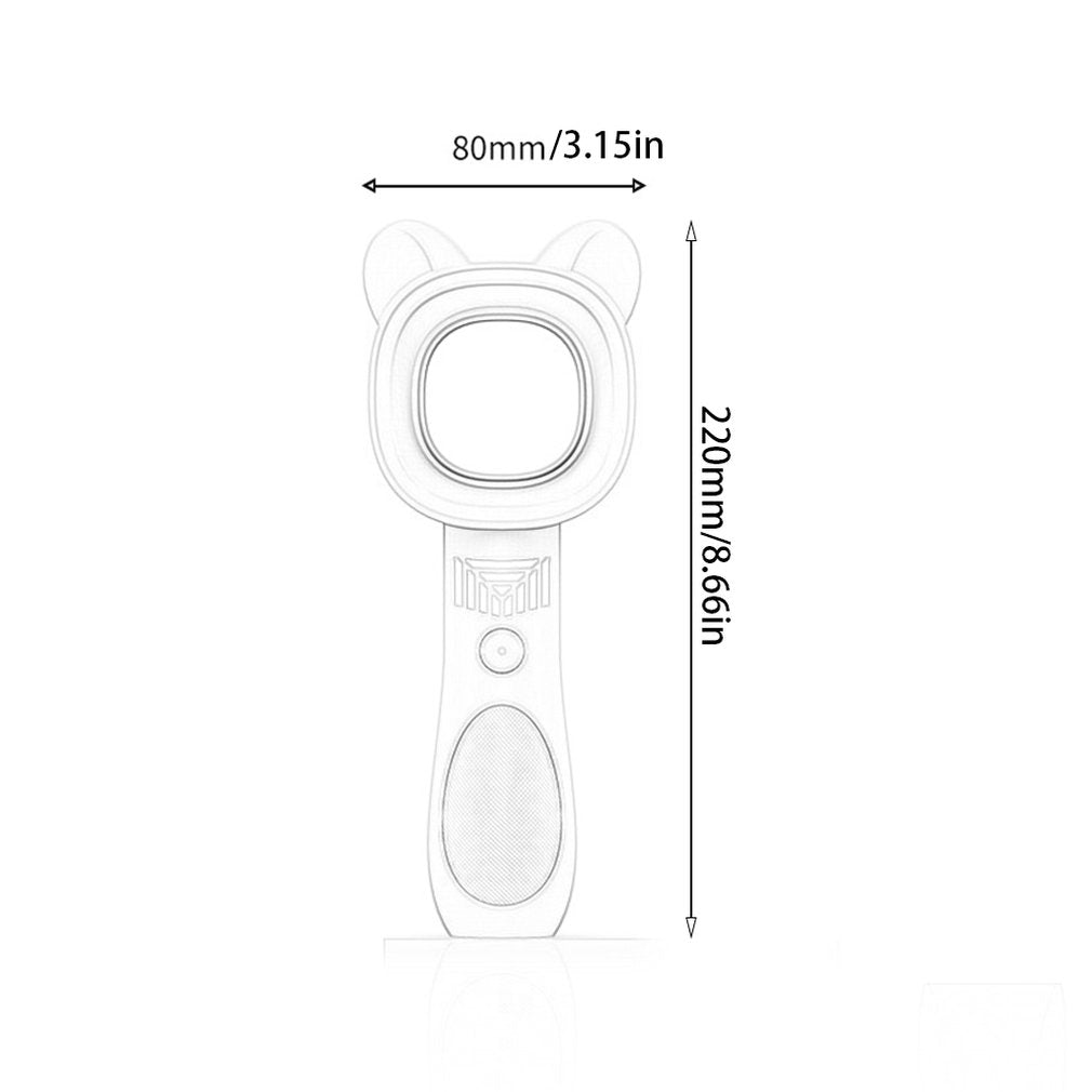 Cute Cat Usb Rechargeable Fan No Leaf