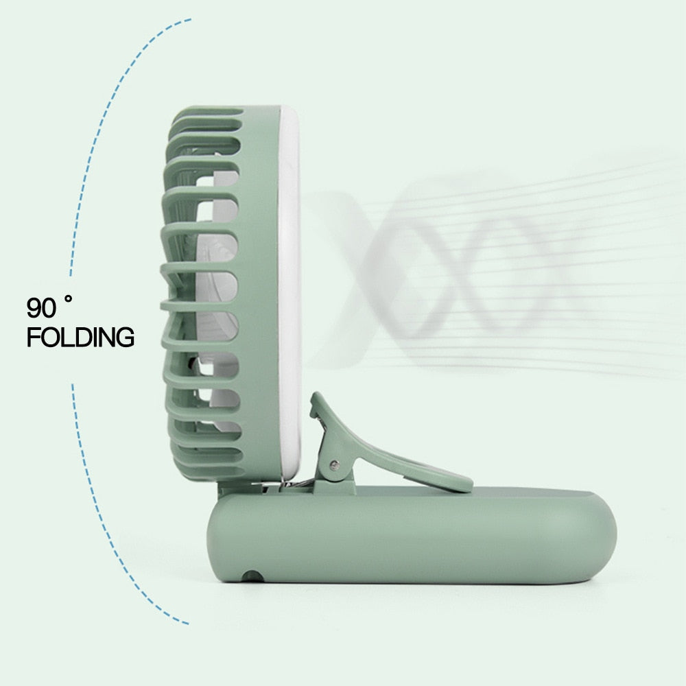 Dual-use Fill Light Handheld USB Charge Fan