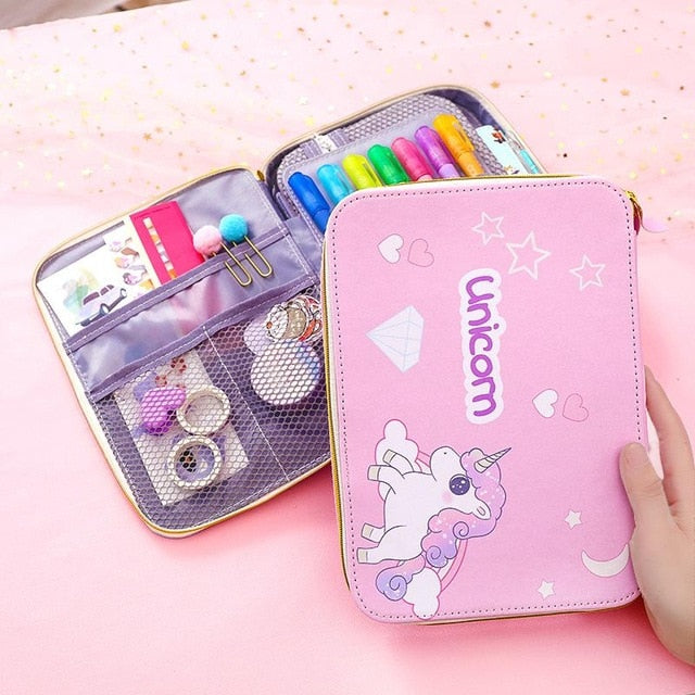 Unicorn Large Capacity Pencil Case