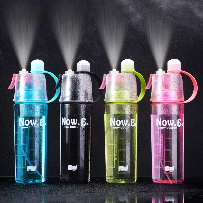 Drinking And Misting Portable Water Bottle for Outdoor Sport Cooling Down