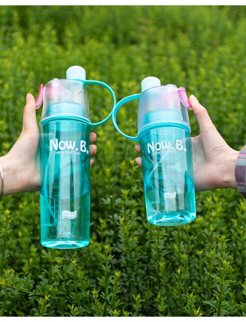 Drinking And Misting Portable Water Bottle for Outdoor Sport Cooling Down